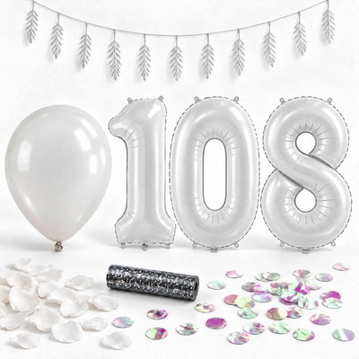 108-års festpaket, Vitt, Stor – paketets samlade innehåll