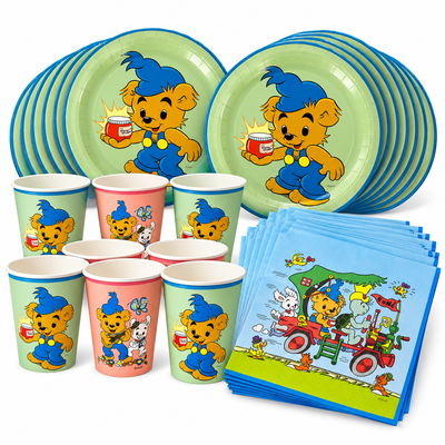 Bamse Kalas – dukningspaket för 8 gäster – paketets produkter