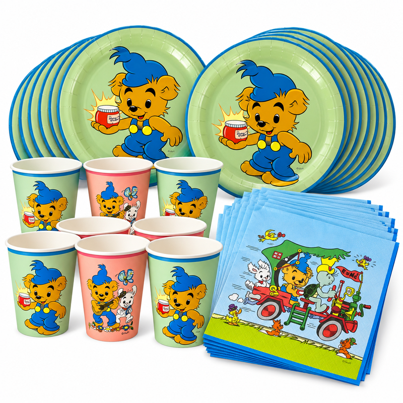 Bamse Kalas – dukningspaket för 8 gäster – paketets produkter
