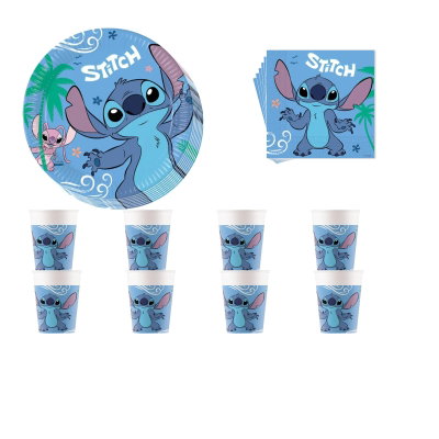 Stitch & Angel – dukningspaket för 8 gäster – paketets produkter