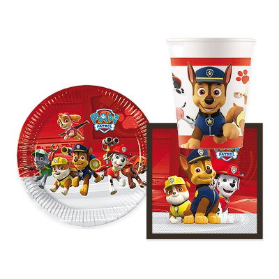 Paw Patrol – dukningspaket för 8 gäster