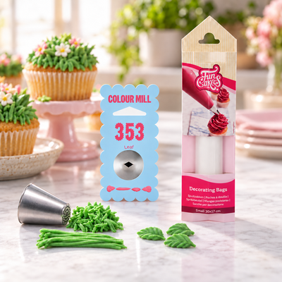 Miljöbild: Gräs och blad – spritsa en liten köksträdgård