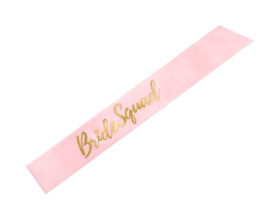 Sash - Bride squad - Ljusrosa