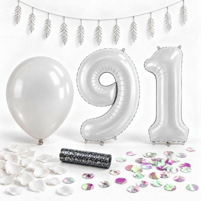 91-års festpaket, Vitt, Stor – paketets samlade innehåll