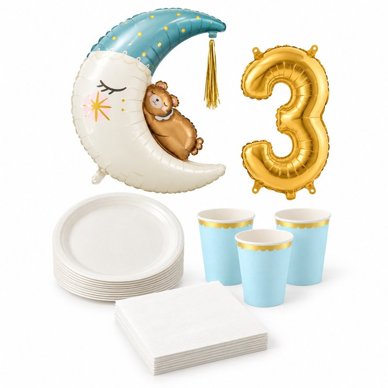 3-årskalas, Nallekalas, kalaspaket, 6 gäster – paketets produkter