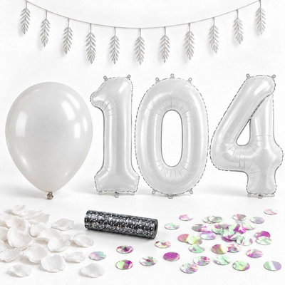 104-års festpaket, Vitt, Stor – paketets samlade innehåll