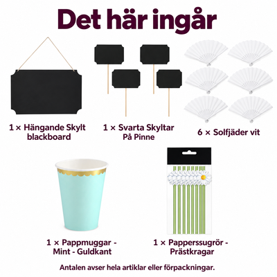 Det här ingår i Öppen trädgård för sex – välkomstskylt, växtskyltar och svalkande paus