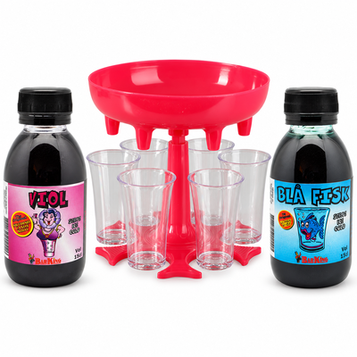 Viol och salmiak – shotmixar med dispenser