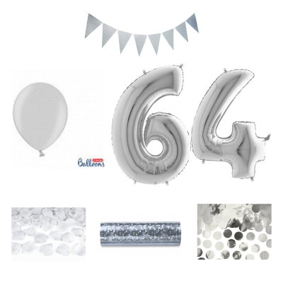 64-års festpaket, Silver, Stor – sammansatt produktbild