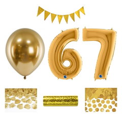 67-årsfest – festpaket i guld