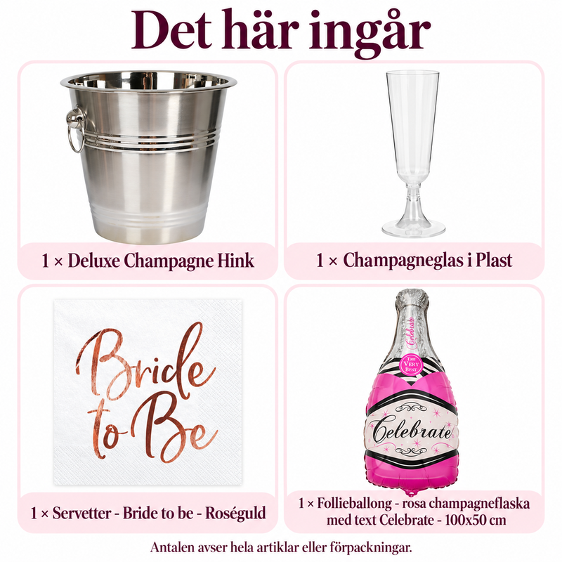 Möhippans kylda bubbelbar för åtta