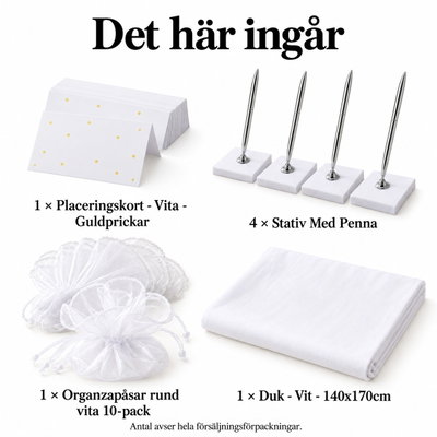 Vänskapspost för fyra – skriv tio små hälsningar att ge bort – innehåll och antal försäljningsförpackningar