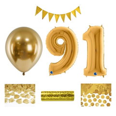 91-årsfest – festpaket i guld