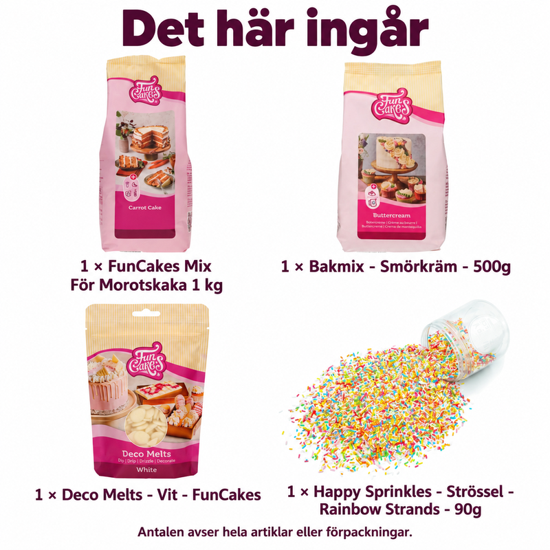 Det här ingår i Ta vara på morotskakan – baka först och rulla resterna