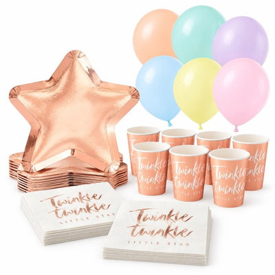 Twinkle, kalaspaket med dekorationer, 24 gäster