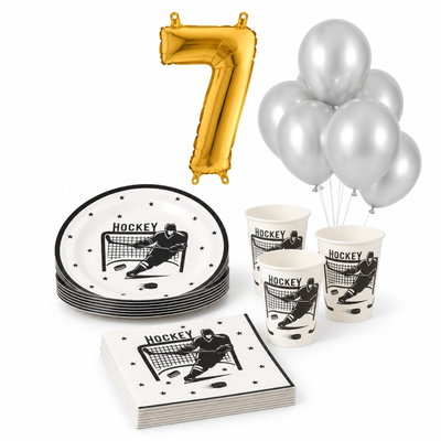 7-årskalas, Hockey, kalaspaket, 8 gäster – paketets produkter