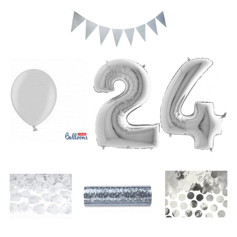 24-års festpaket, Silver, Stor – sammansatt produktbild