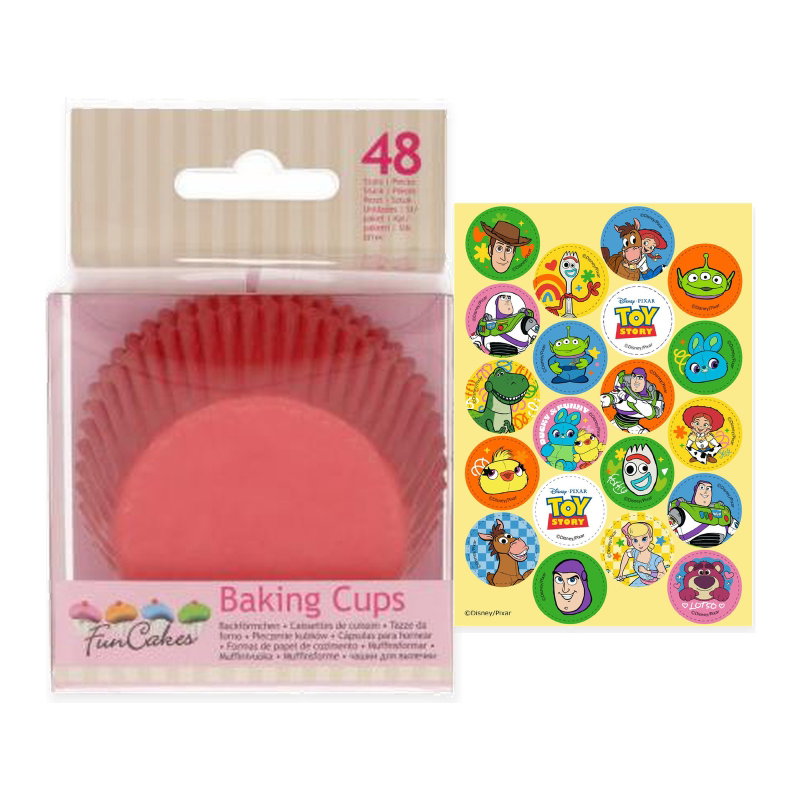 Toy Story – muffinspaket för 20 muffins med minibilder
