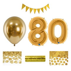 80-årsfest – festpaket i guld
