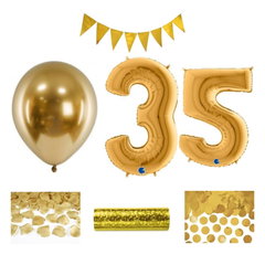 35-årsfest – festpaket i guld