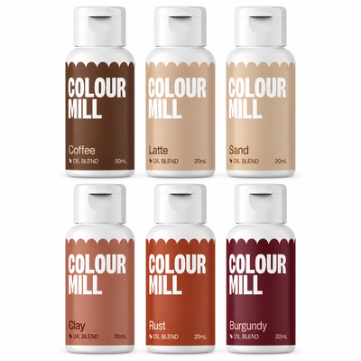 Outback, 6 flaskor Colour Mill Oil Blend à 20 ml