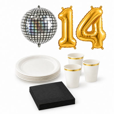 14-årskalas, Discokalas, kalaspaket, 6 gäster – paketets produkter