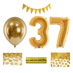 37-årsfest – festpaket i guld