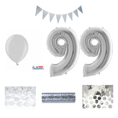 99-års festpaket, Silver, Stor – sammansatt produktbild