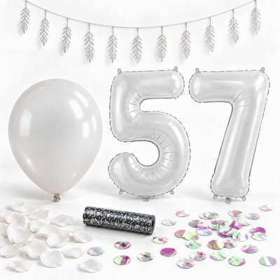 57-års festpaket, Vitt, Stor – paketets samlade innehåll