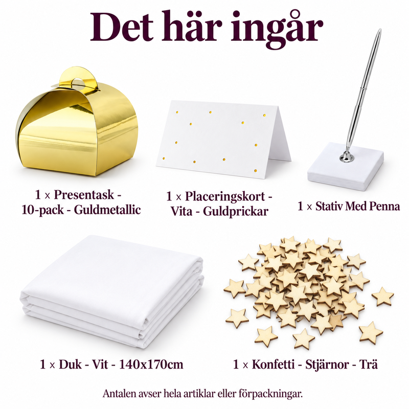 Det här ingår i Nyårsönskningar att ta hem – tio små guldgåvor