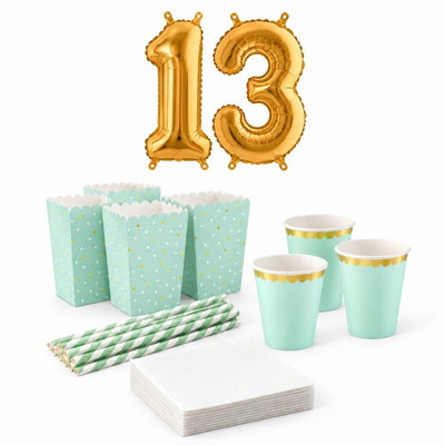 13-årskalas, Filmkväll, serveringspaket, 6 gäster – paketets produkter