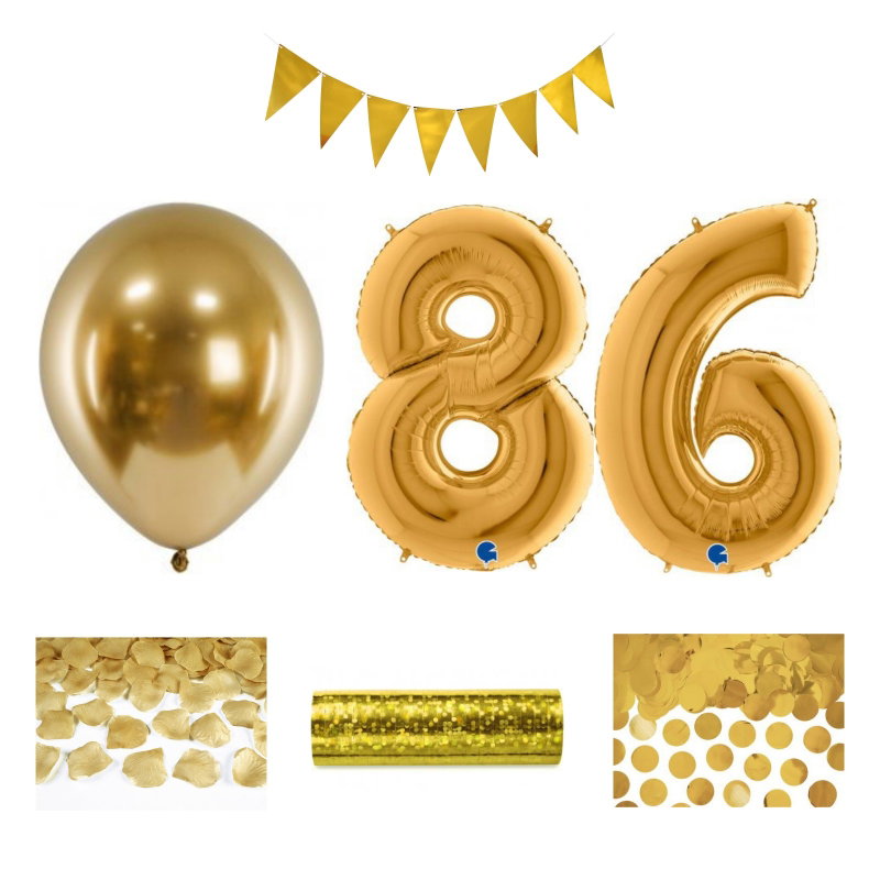 86-års festpaket, Guld, Stor – sammansatt produktbild
