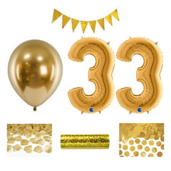 33-årsfest – festpaket i guld