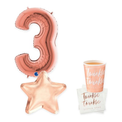 3-årskalas, Twinkle, kalaspaket, 8 gäster