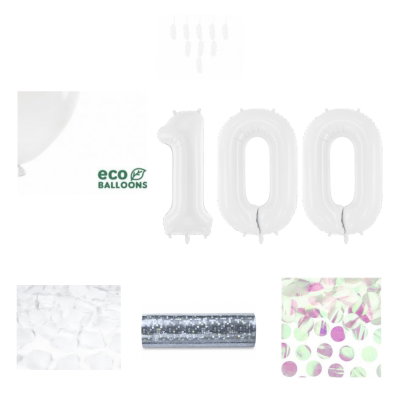 100-års festpaket, Vitt, Stor – sammansatt produktbild