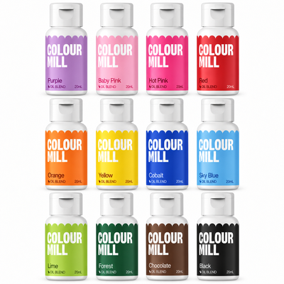 Kickstarter, 12 flaskor Colour Mill Oil Blend à 20 ml