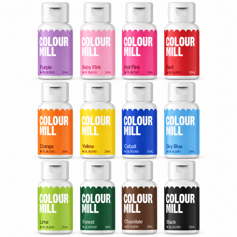 Kickstarter, 12 flaskor Colour Mill Oil Blend à 20 ml