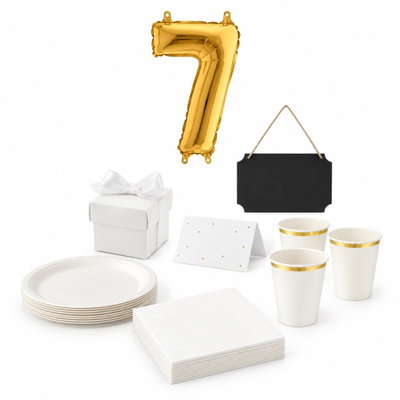 7-årskalas, Detektivkalas – gör egna ledtrådar, kalaspaket, 6 gäster – paketets produkter