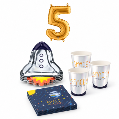 5-årskalas, Rymdkalas, kalaspaket, 6 gäster – paketets produkter