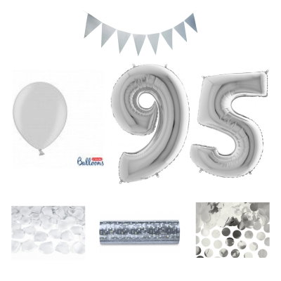 95-års festpaket, Silver, Stor – sammansatt produktbild