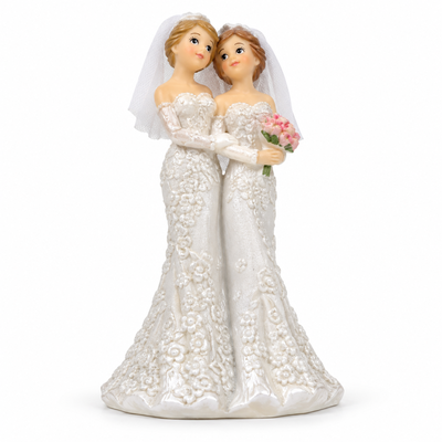 Tårtfigur Brides – två brudar