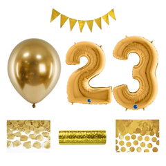 23-årsfest – festpaket i guld
