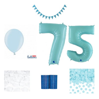 75-års festpaket, Blått, Stor – sammansatt produktbild