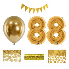 88-årsfest – festpaket i guld