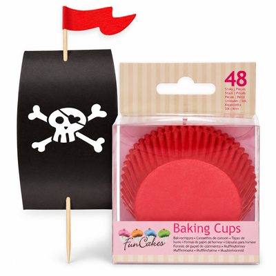 Piratkalas – muffinspaket – för 6 muffins – samlad paketbild