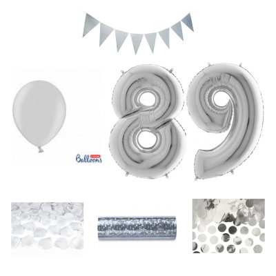 89-års festpaket, Silver, Stor – sammansatt produktbild