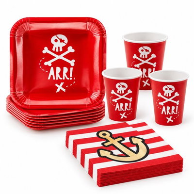 Piratkalas, dukningspaket, 6 gäster