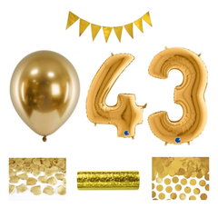 43-årsfest – festpaket i guld
