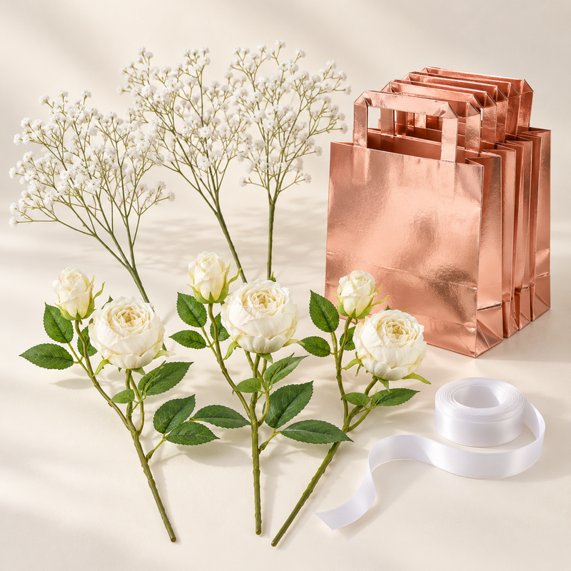 Bukettverkstad för tre – bind och ge bort sommarens blommor – produktöversikt
