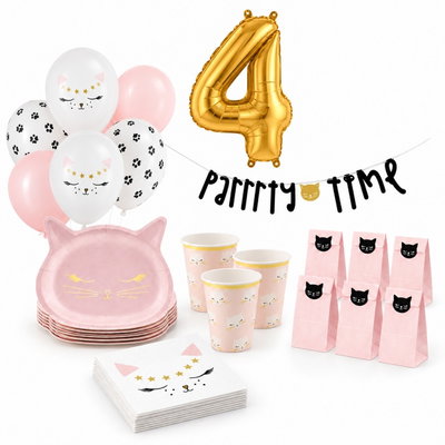 4-årskalas, Kattkalas, kalaspaket, 6 gäster – paketets produkter